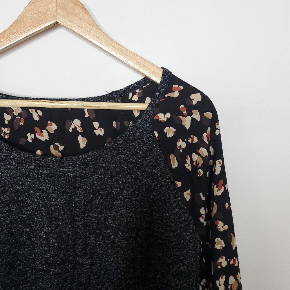 Tua leopard print blouse sz Small